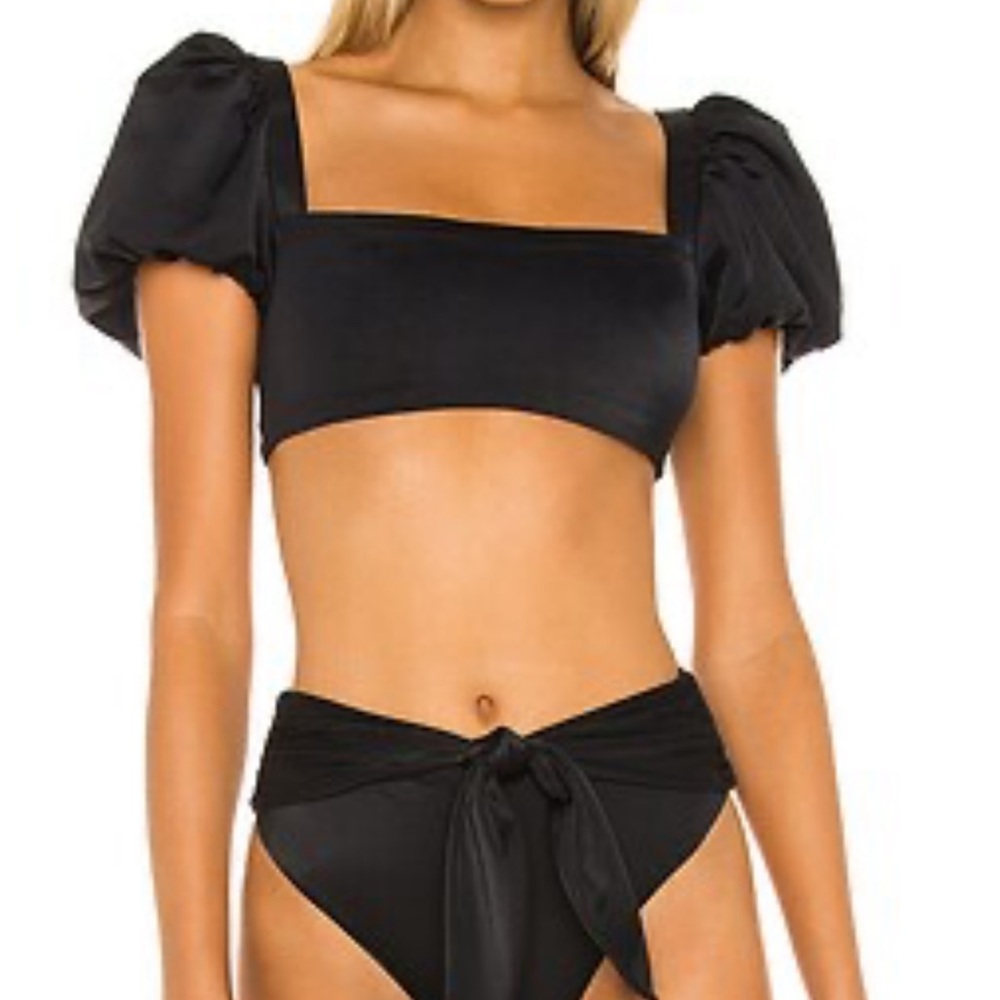 Agua Bendita Black Bikini Top